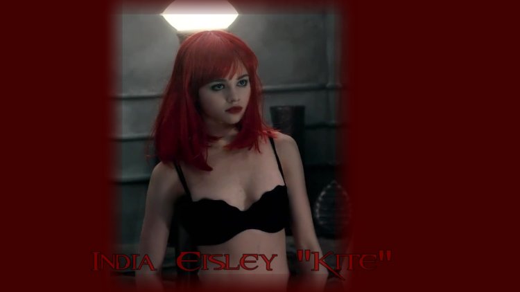 India Eisley in a swimsuit