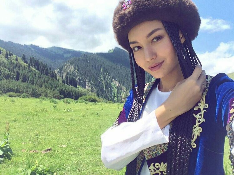 Beautiful girls of Central Asia