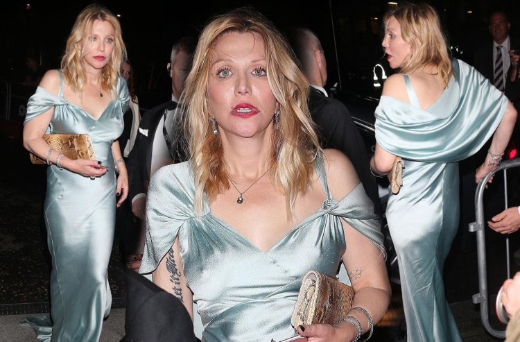 Courtney Love is drunk