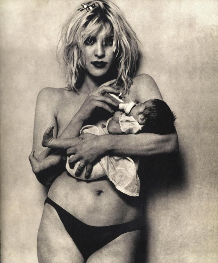 Courtney Love and Kurt