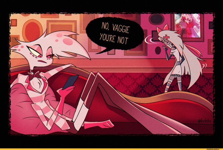 Hotel Khazbin Angel Dust and Charlie