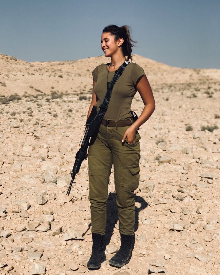 Kate Rutman a soldier of the Israeli army