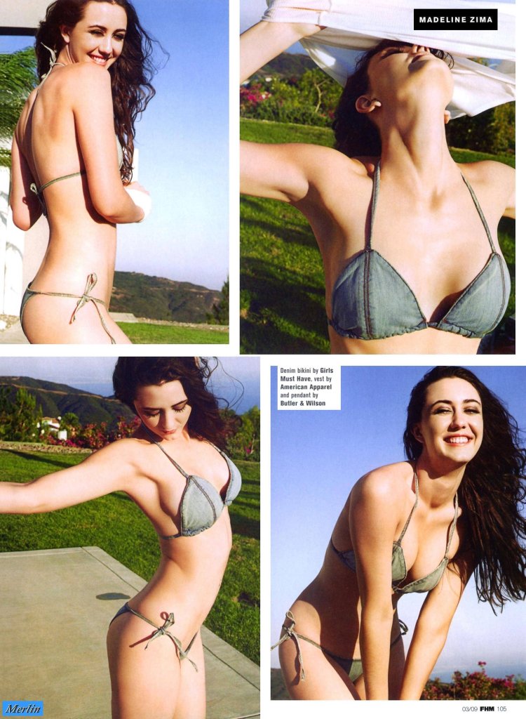 Madeline Zima in a swimsuit