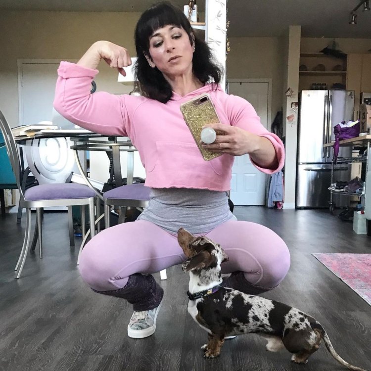 Jody Miller with one hemisphere