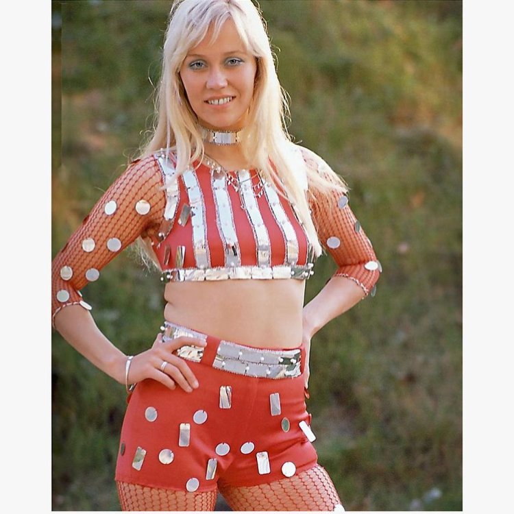 Agneta Feltskog in his youth