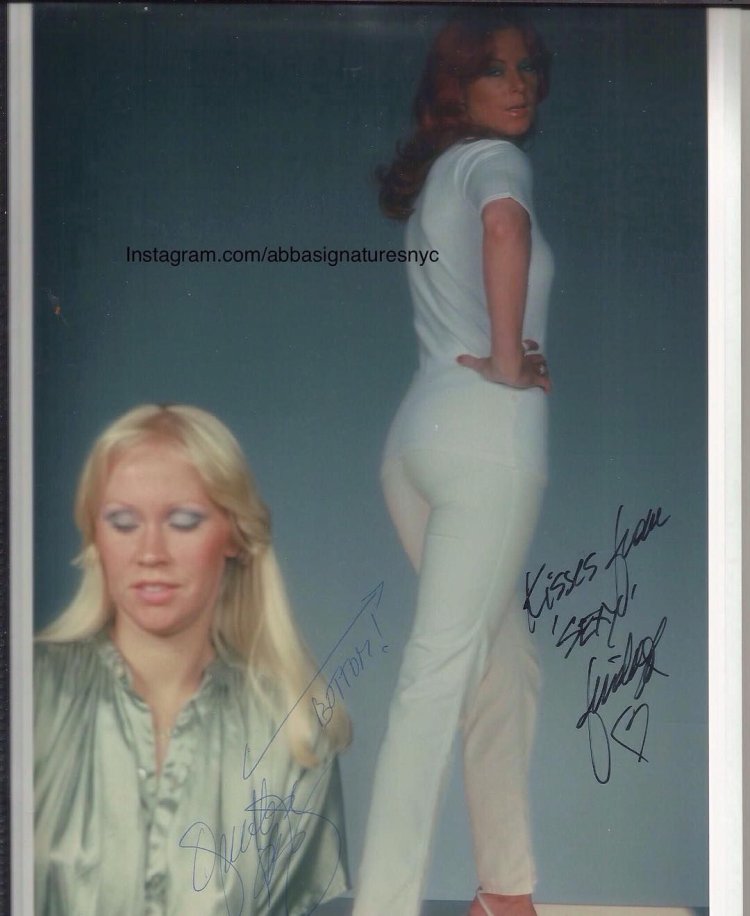 Abba Agneta Feltskog and Annie Frid