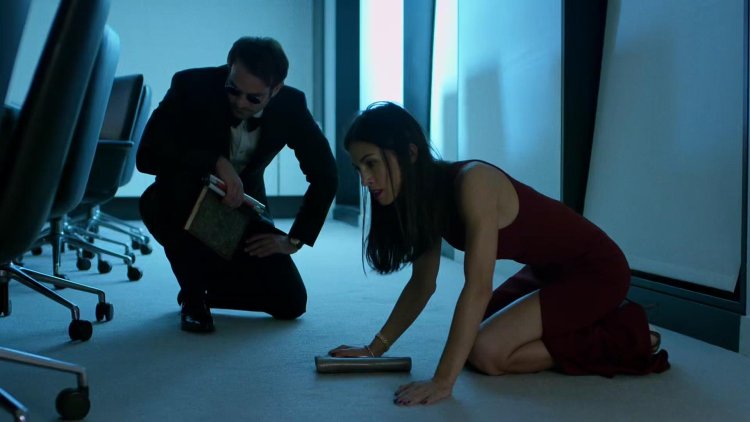 Elodi Jung and Charlie Cox