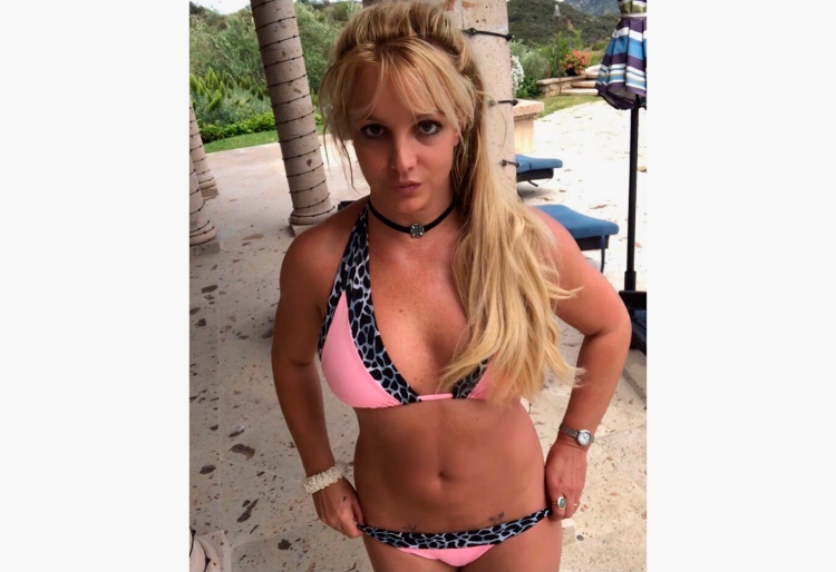 Britney Spears 1999 in a swimsuit