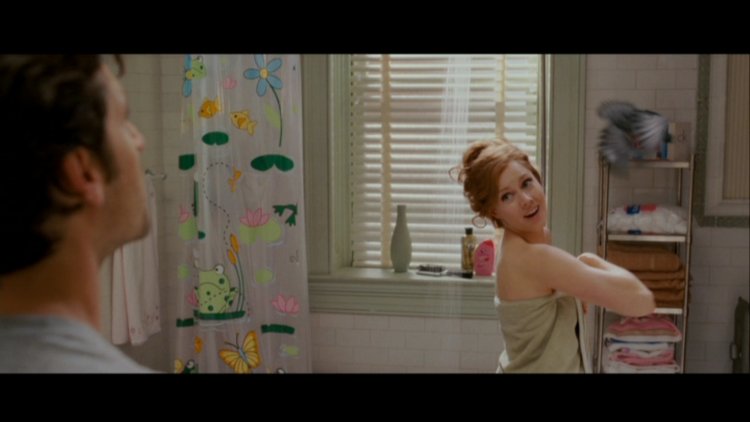 Amy Adams enchanted in the shower