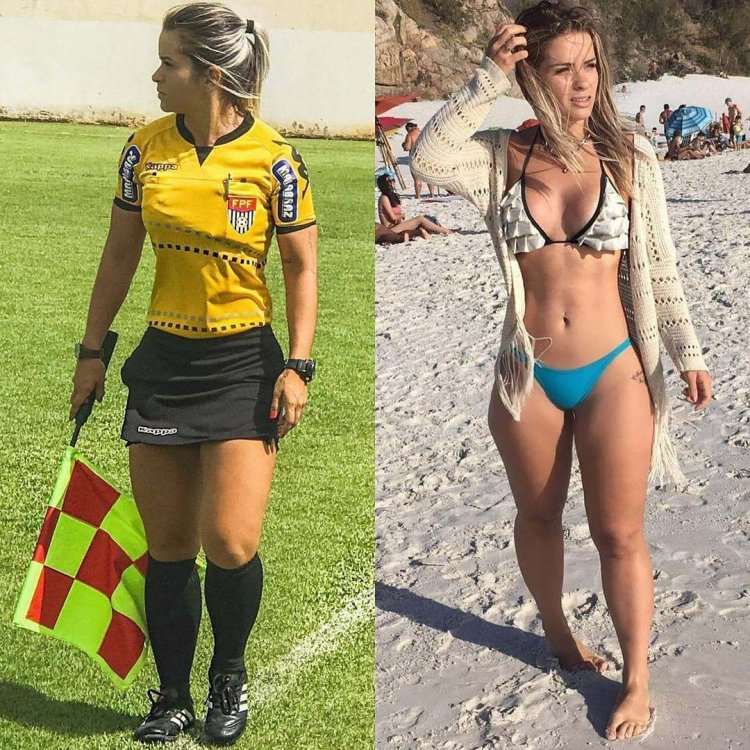 Fernanda Colombo in a swimsuit