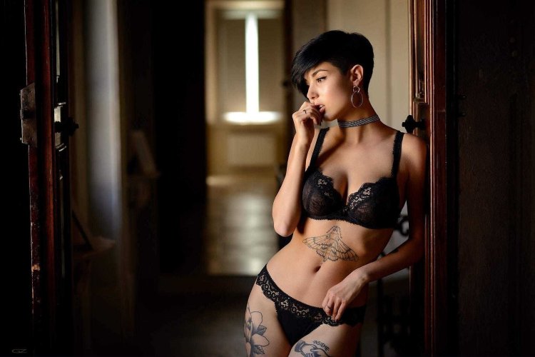 Georgia Soleri in underwear