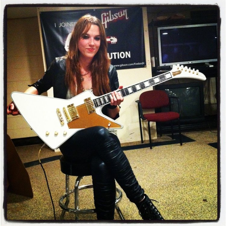 Lizzy Hale with guitar