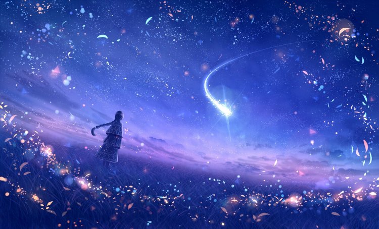 Fantasy starry sky