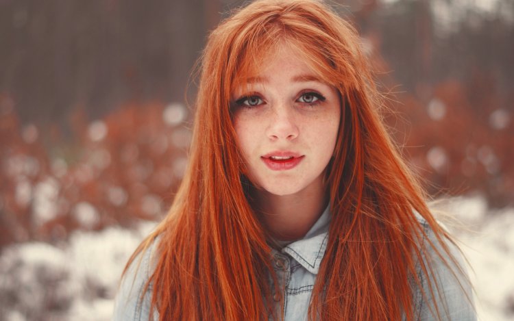 Lovely red -haired girls