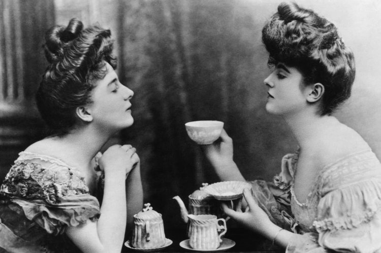 Victorian era tea party