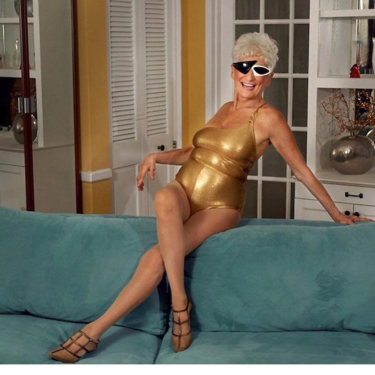 Large mature grandmother