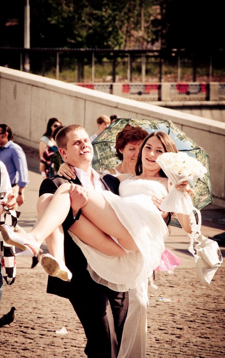 I lit up at the wedding