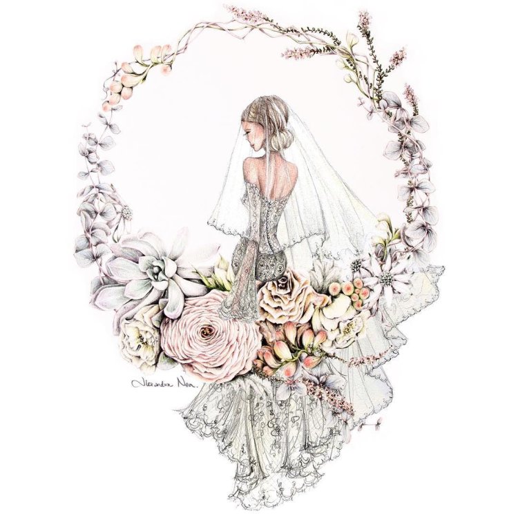 Bride drawing