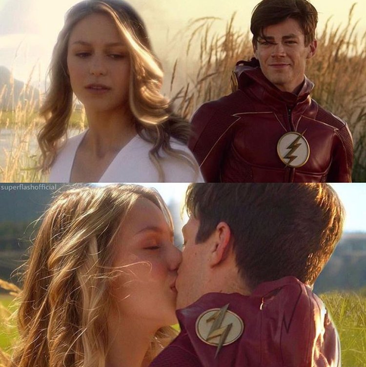 Barry Allen and Kara Denvers