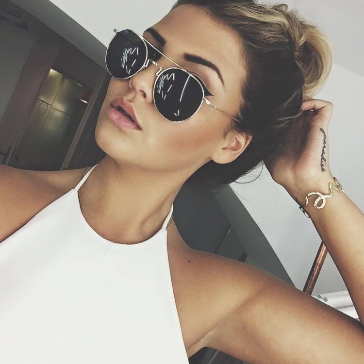 Cool girl with glasses