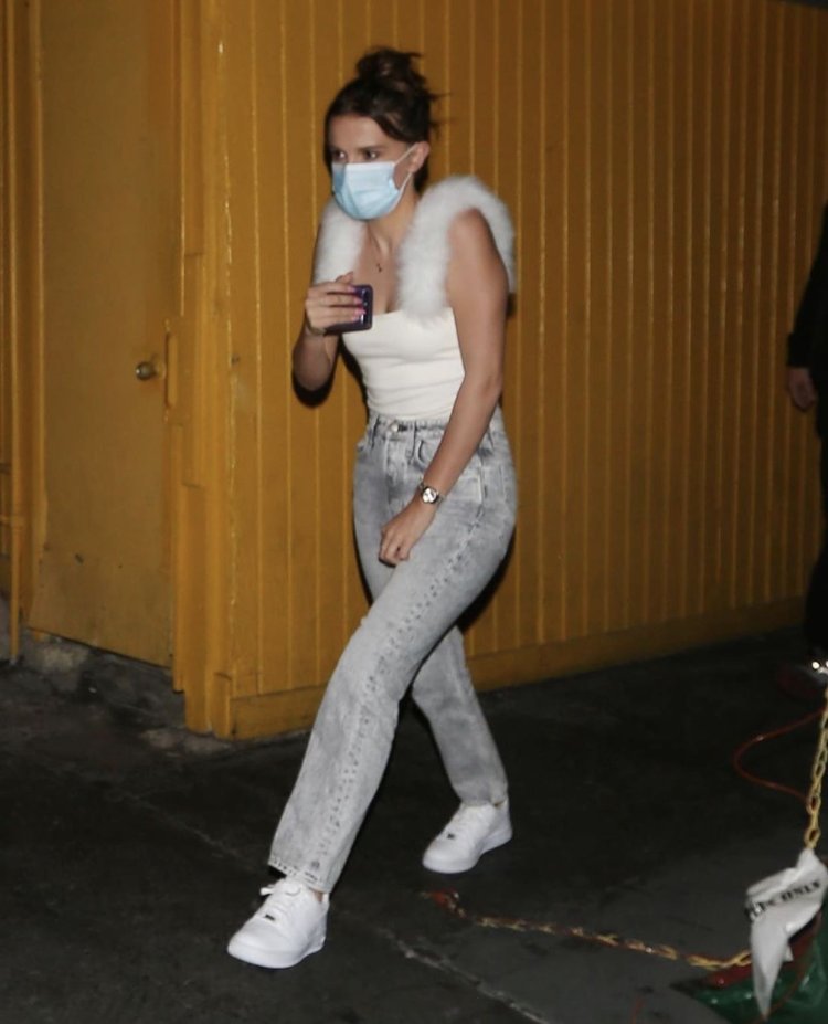 Paulina Porizkova in a swimsuit 2022