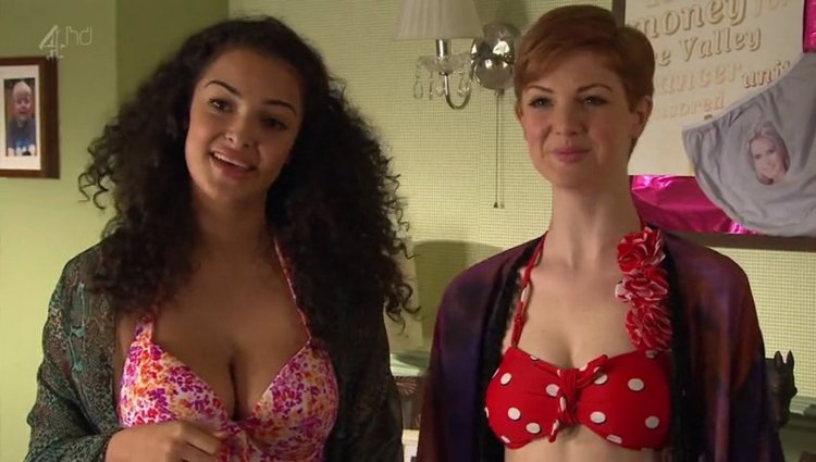 Anna Schaffer in underwear