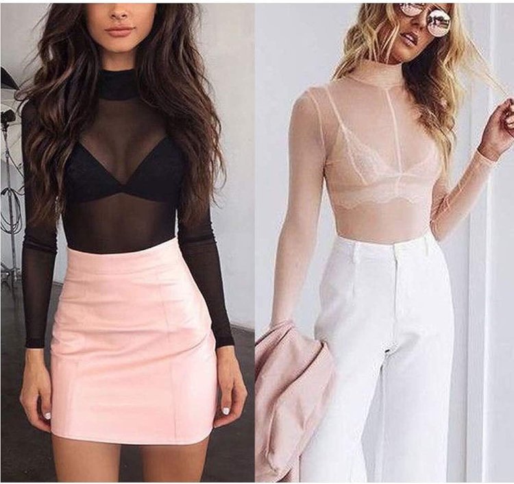 Female breast in a blouse