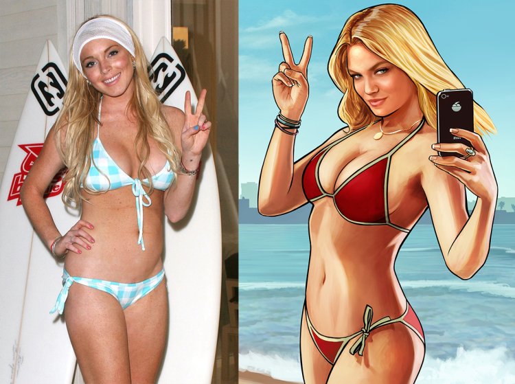 Tracy GTA 5 in a swimsuit