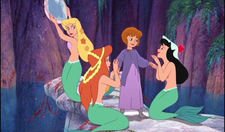 Peter Pan cartoon 1953 mermaids