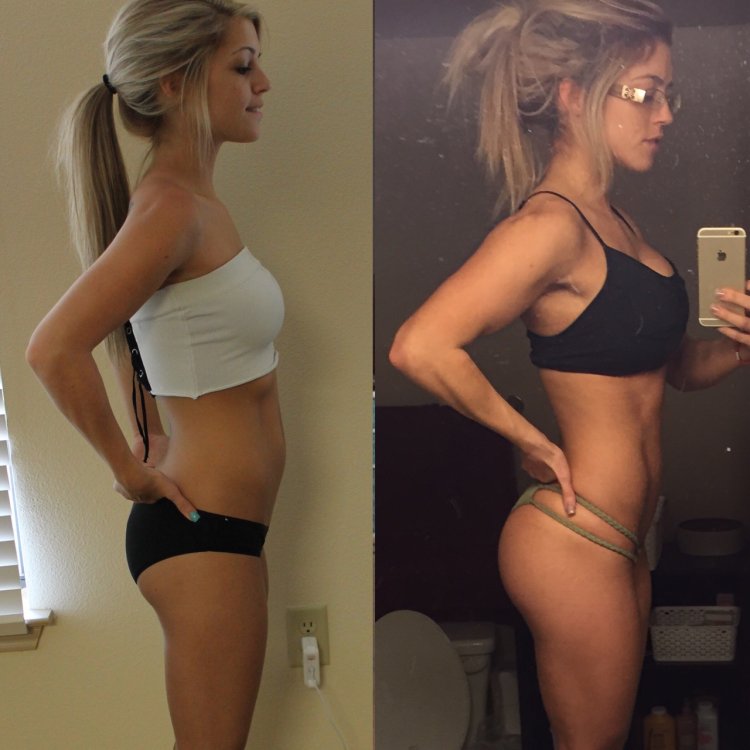 Figure before and after sports