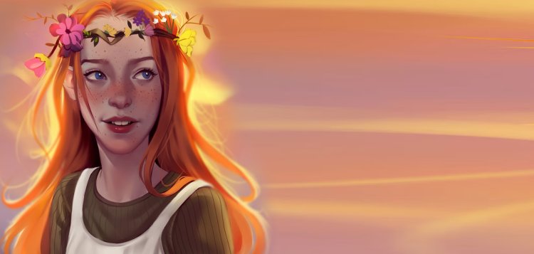 Anne Shirley Arta Green Background