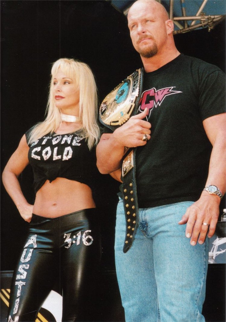 Debra Marshall and Steve Austin