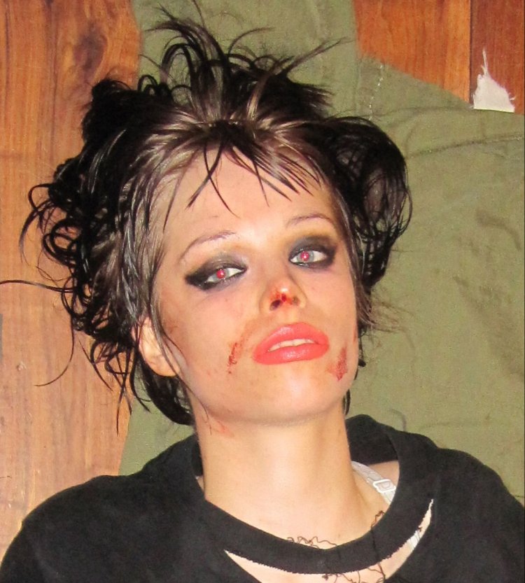 Alice Glass as a child