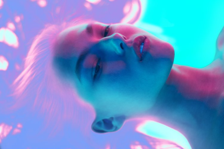 Beautiful art in neon light