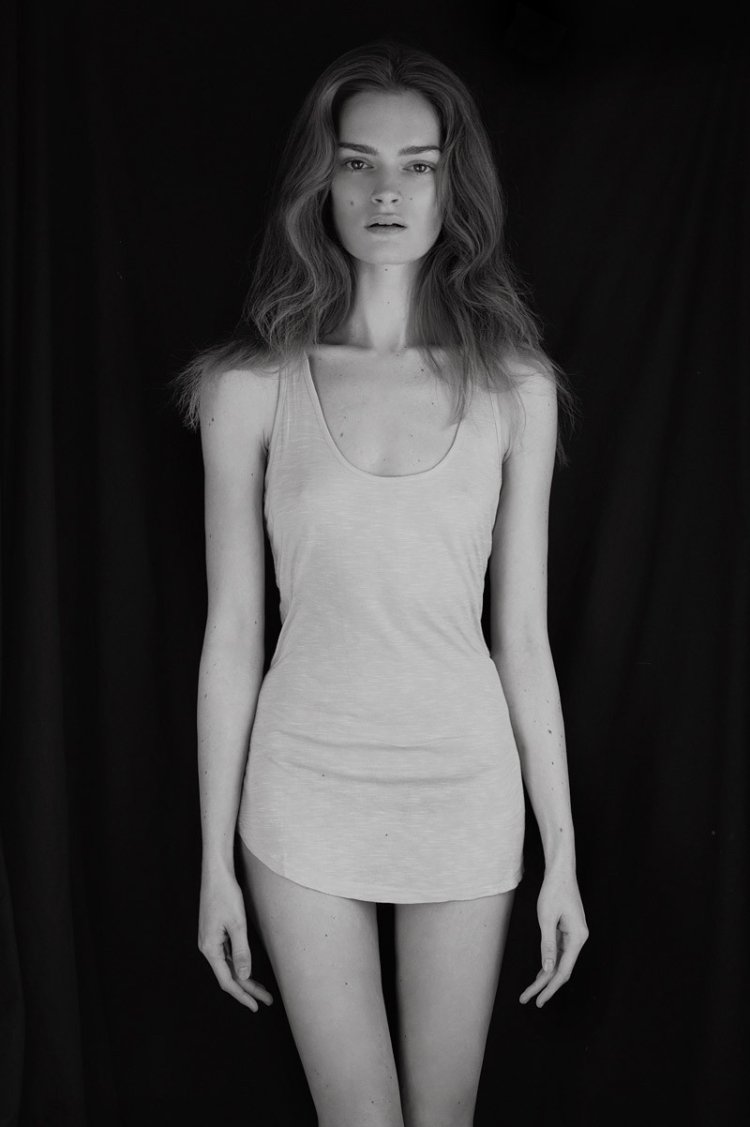 Fashionable thin girls