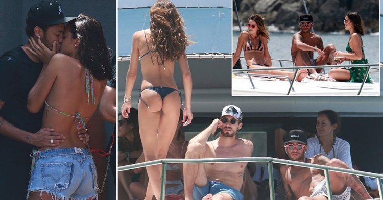 Neymar and Bruna Markezini 2021