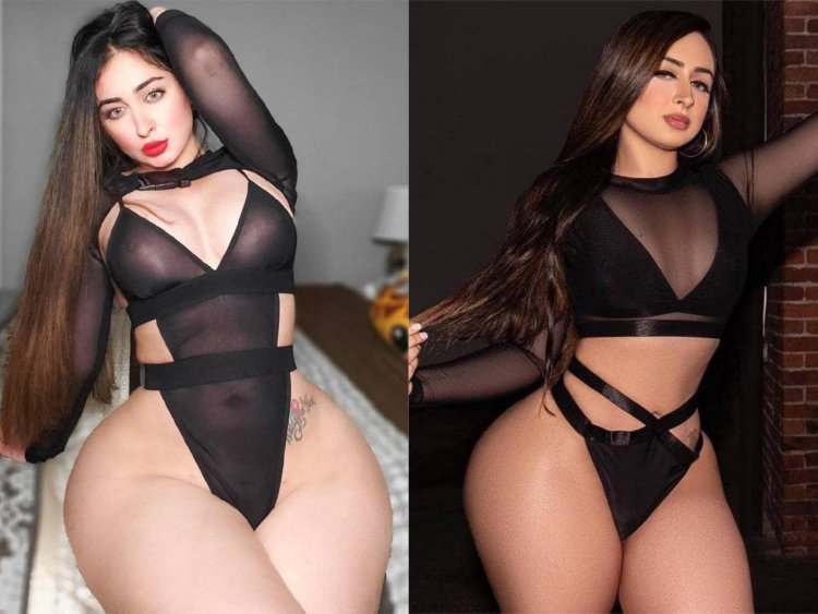 Women in closed swimsuits with large breasts