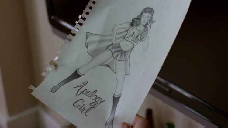 The girl is sorry in all the hard