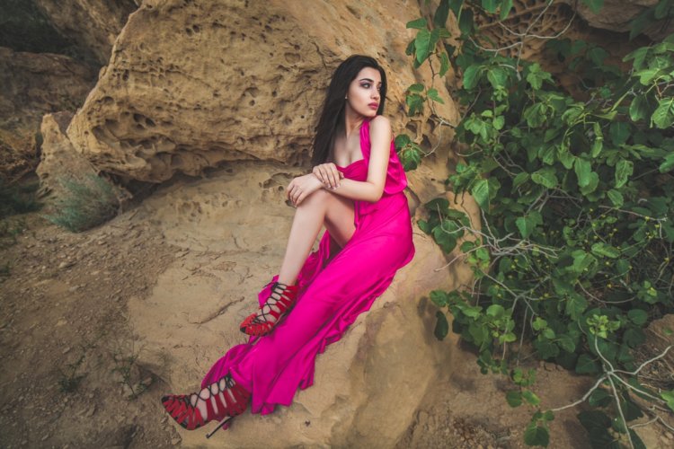 Semra ragimali in a swimsuit