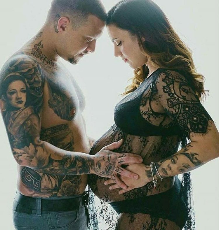 Tattooed pair