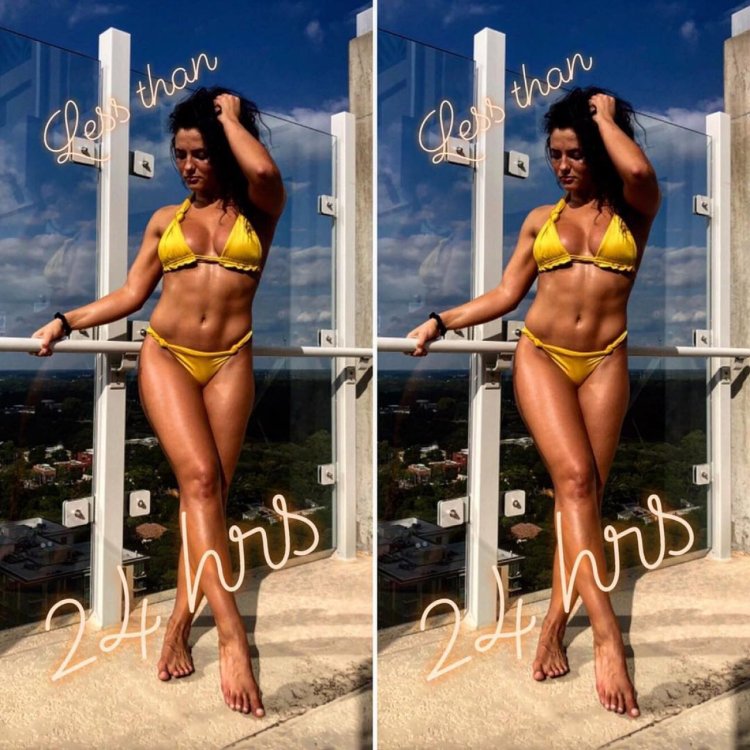 Jade Eschem in a swimsuit