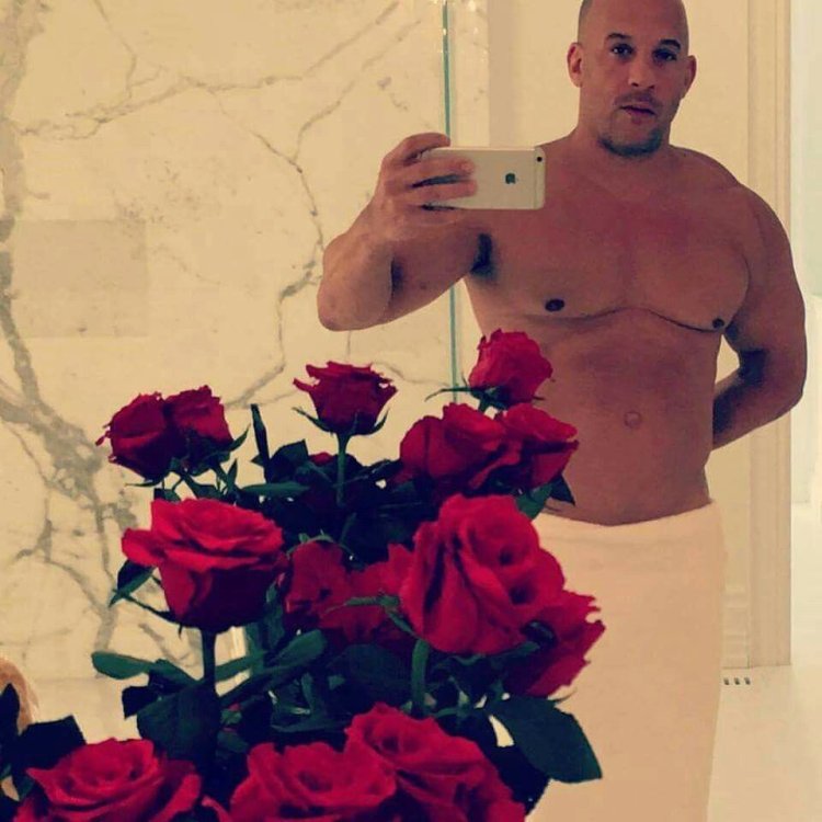 Wine diesel with flowers