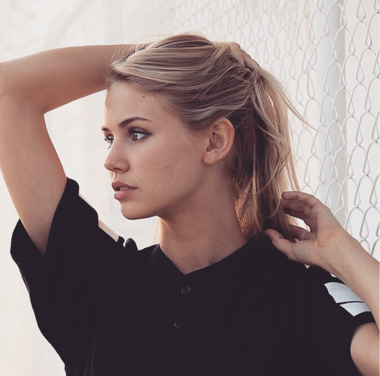 Scarlett Rose Leithold with short hair