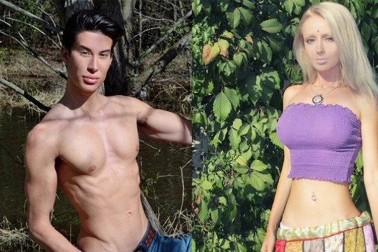 Valeria Lukyanova and Ken