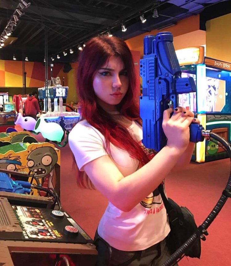 Maria Fernanda Cosplayer in a swimsuit