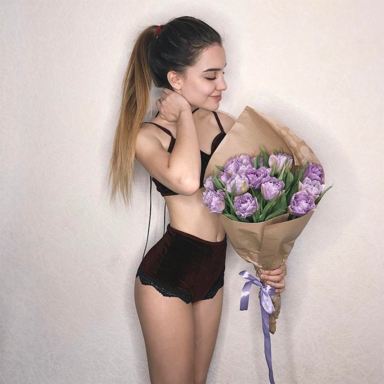 Sasha Chistova in underwear