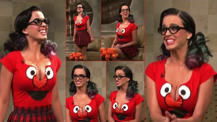 Katy Perry with Elmo