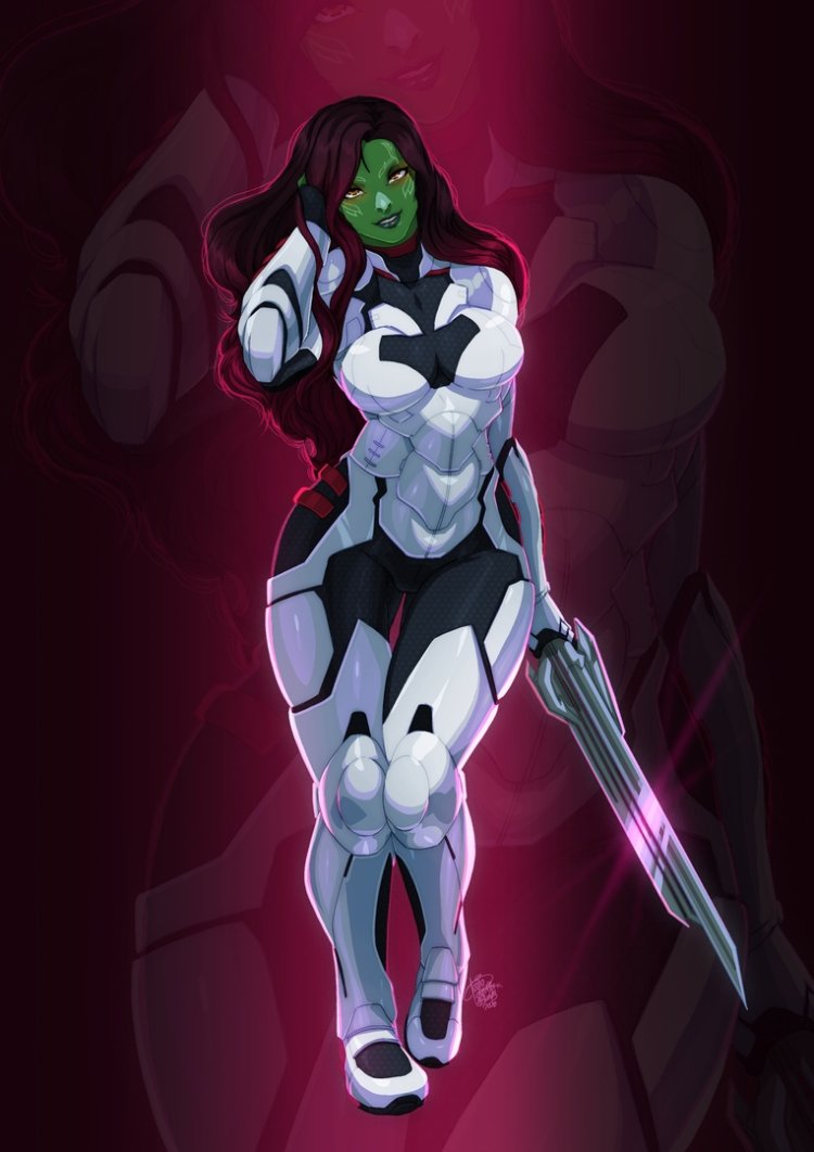 Gamora Marvel Futanari