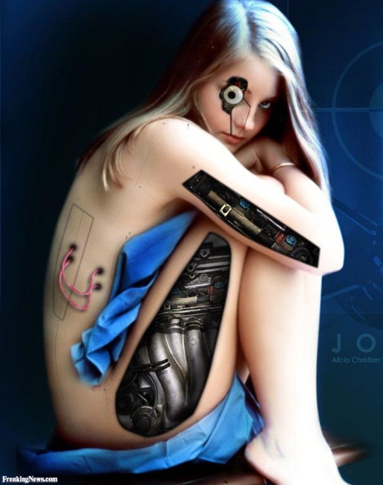 Cyborg man in real life