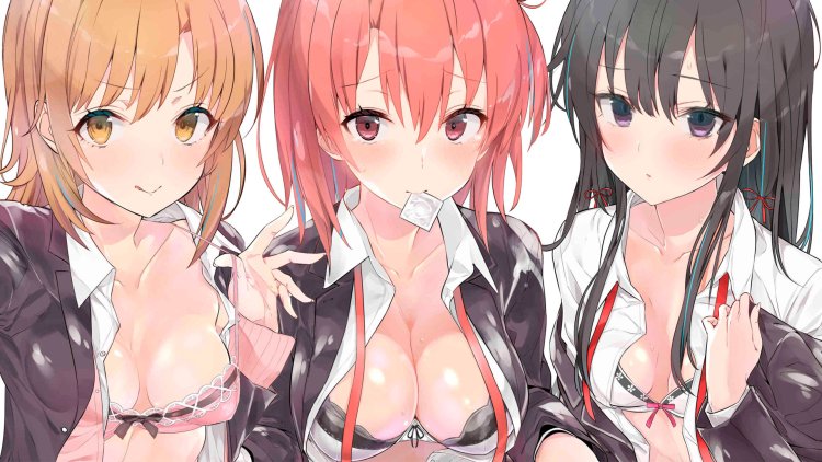 Yukinoita Yukino and Yuigahama Yui